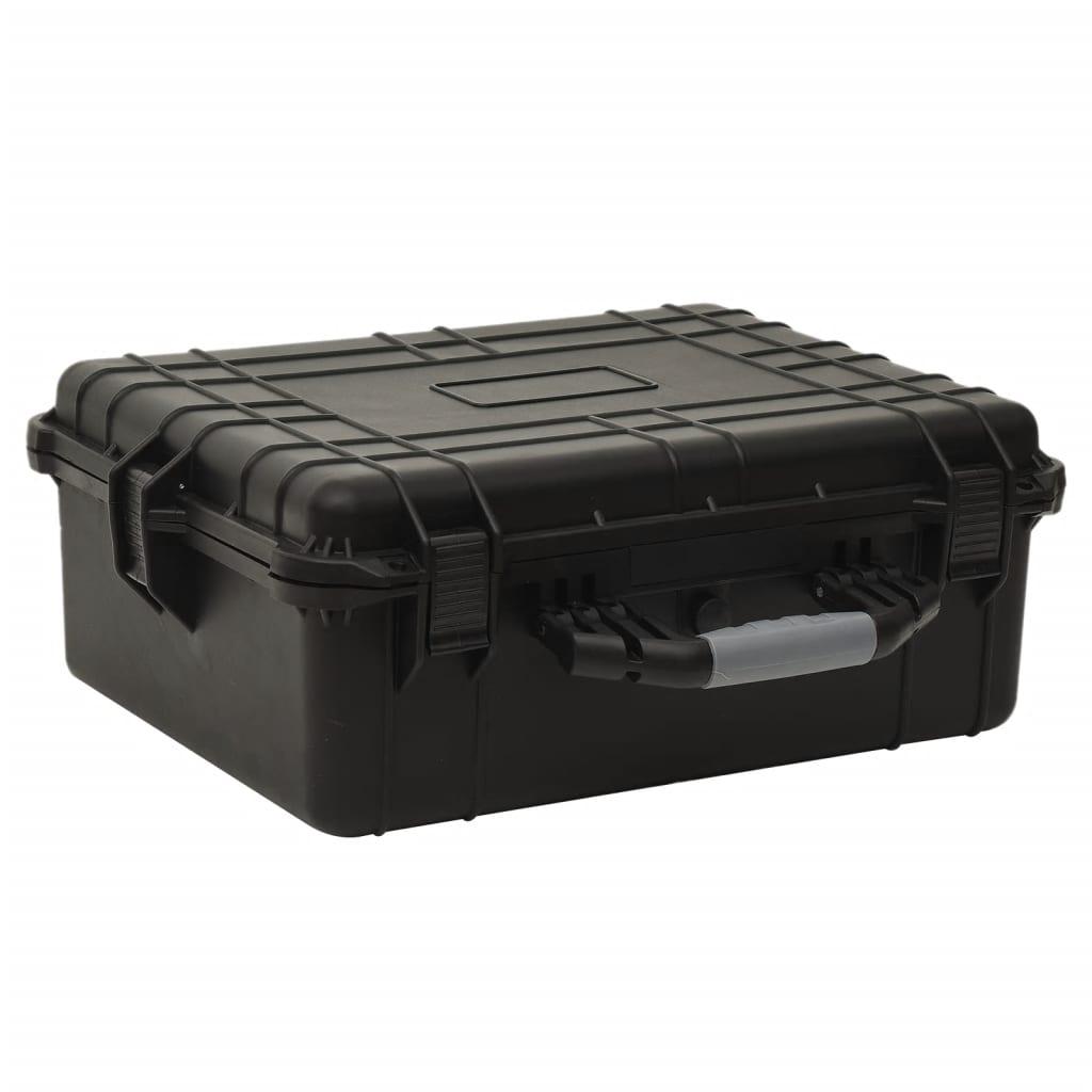 Transportabel flightcase 55x43x21 cm PP sort