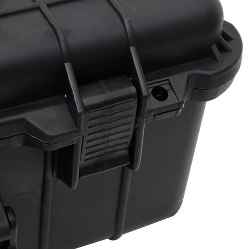 Flightcase med hjul 63x50x23 cm PP sort