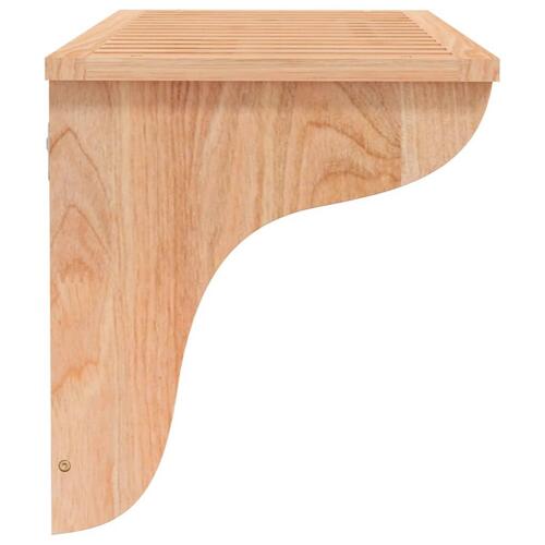 Håndklædeholder 60x30x35 cm massivt valnøddetræ