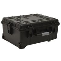 Flightcase med hjul 58x45x27 cm PP sort