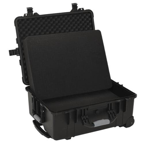 Flightcase med hjul 58x45x27 cm PP sort