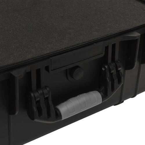 Flightcase med hjul 58x45x27 cm PP sort