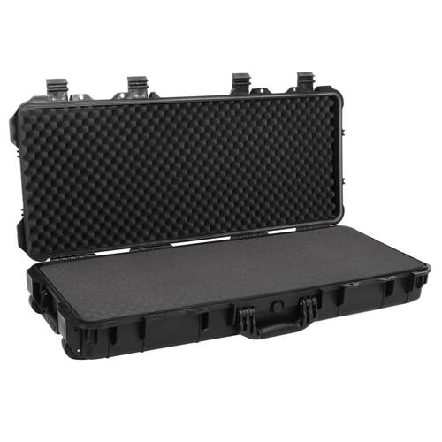 Flightcase med hjul 96x42x16 cm PP sort
