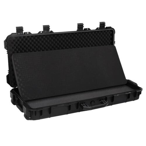 Flightcase med hjul 96x42x16 cm PP sort