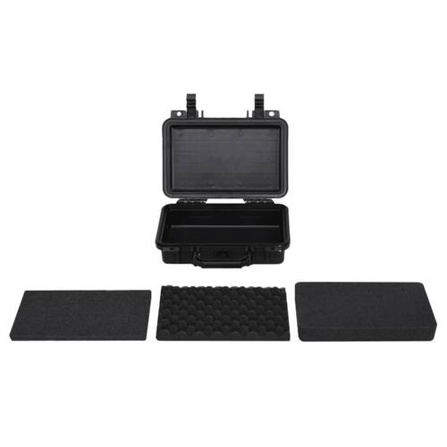 Transportabel flightcase 30x22x10 cm PP sort