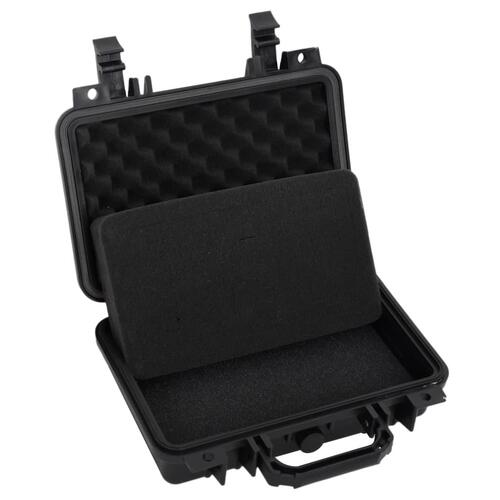 Transportabel flightcase 30x22x10 cm PP sort