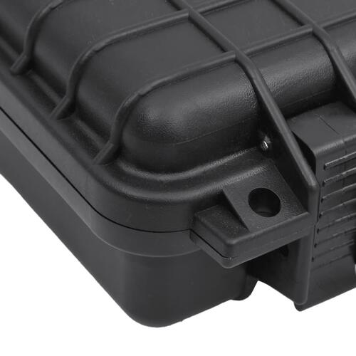 Transportabel flightcase 30x22x10 cm PP sort