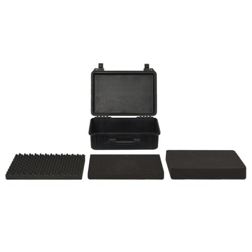 Transportabel flightcase 47x36x18 cm PP sort