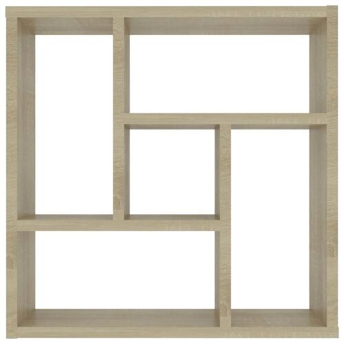 Væghylde 45,1x16x45,1 cm konstrueret træ sonoma-eg