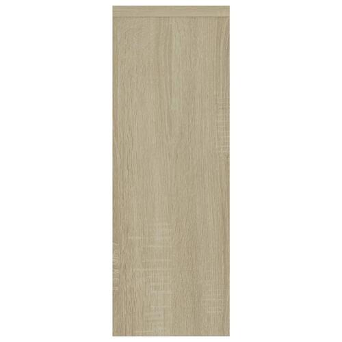 Væghylde 45,1x16x45,1 cm konstrueret træ sonoma-eg