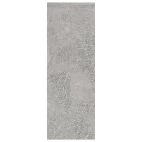 Væghylde 45,1x16x45,1 cm konstrueret træ betongrå