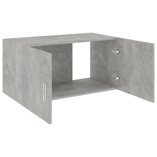 Vægskab 80x39x40 cm konstrueret træ betongrå