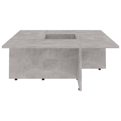 Sofabord 79,5x79,5x30 cm konstrueret træ betongrå