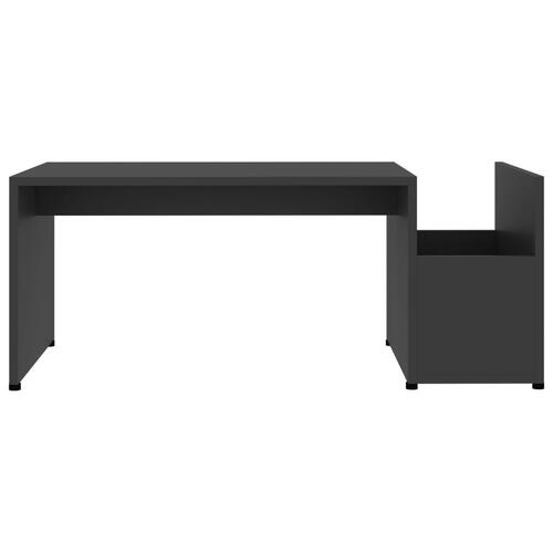 Sofabord 90x45x35 cm konstrueret træ grå
