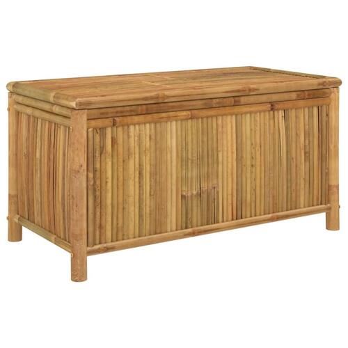 Opbevaringskasse til haven 110x52x55 cm bambus