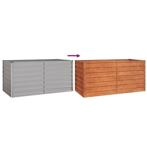 Højbed 160x80x77 cm cortenstål rustfarvet
