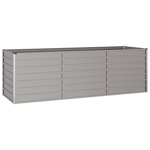 Højbed 240x80x77 cm cortenstål rustfarvet