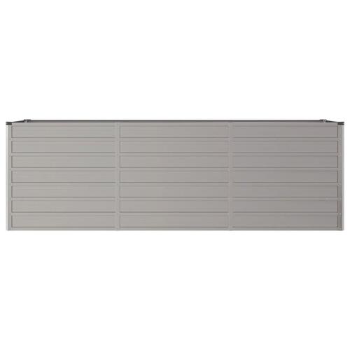 Højbed 240x80x77 cm cortenstål rustfarvet
