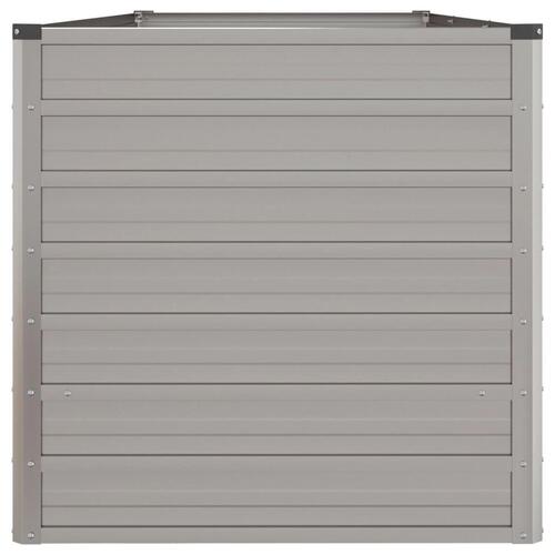 Højbed 240x80x77 cm cortenstål rustfarvet