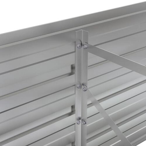 Højbed 240x80x77 cm cortenstål rustfarvet