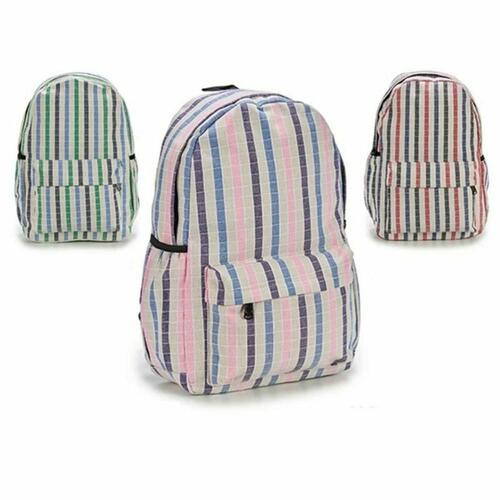 Skoletaske Striber Multifarvet 13 x 45 x 31 cm 12 enheder