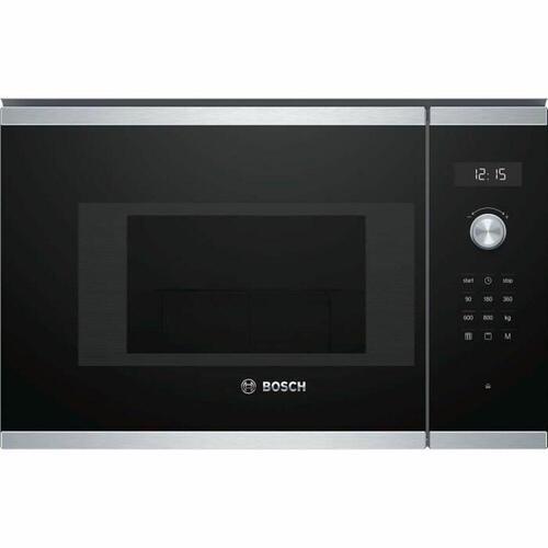 Mikrobølgeovn BOSCH BEL524MS0 20 L Sort Sort/Sølvfarvet 800 W 20 L