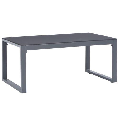Sofabord 90x50x40 cm aluminium
