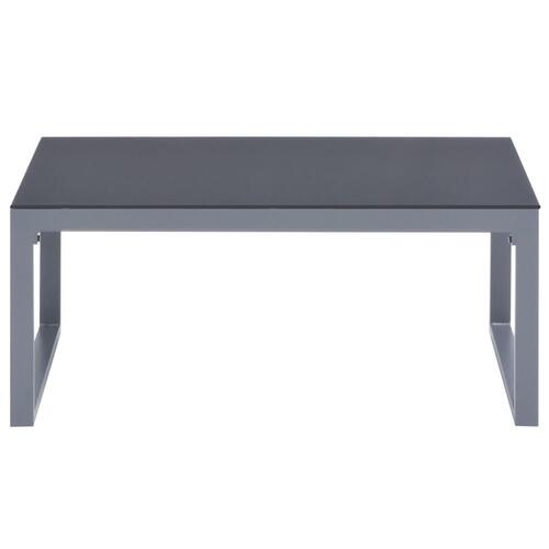 Sofabord 90x50x40 cm aluminium