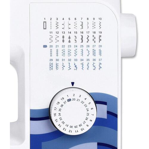 Brother RH137 symaskine - blå/hvid med LED-lys (EU-stik)