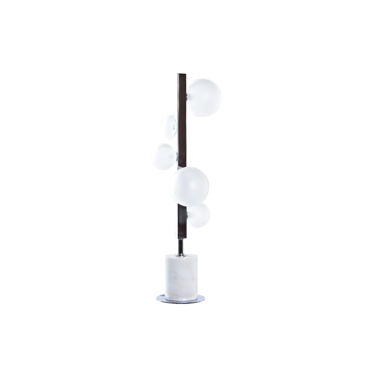 Bordlampe Sølvfarvet Hvid 220 V Moderne (15 x 15 x 68 cm)