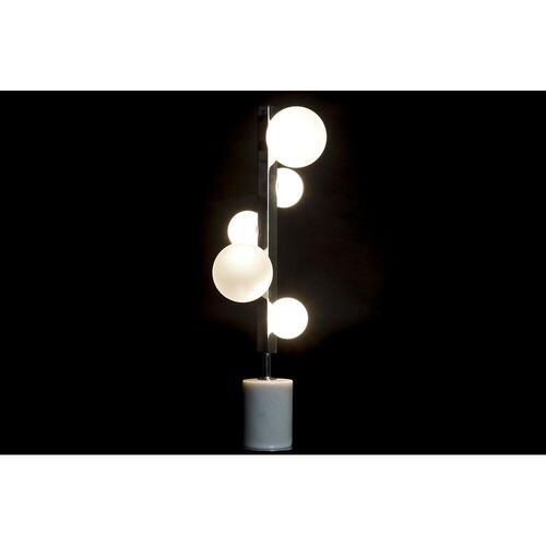 Bordlampe Sølvfarvet Hvid 220 V Moderne (15 x 15 x 68 cm)