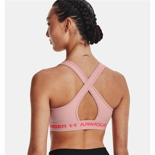 Sports-BH Under Armour Crossback Mid Pink M