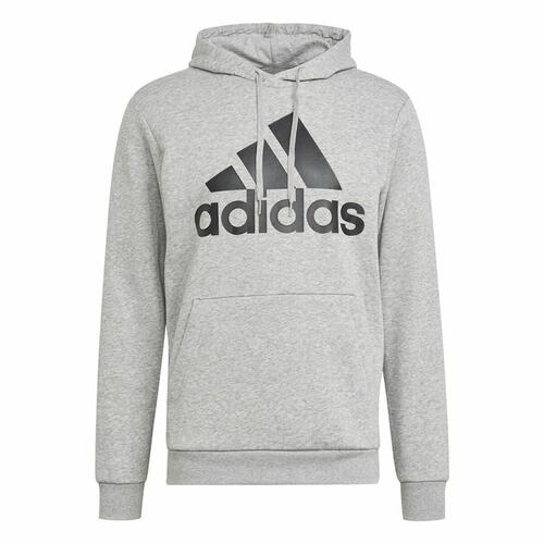 Hættetrøje til Mænd Adidas Essentials Fleece Big Logo Grå M