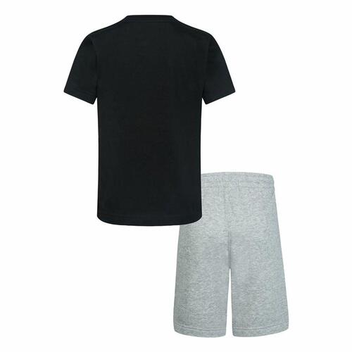 Sportstøj til Børn Converse Core Tee Sort/Grå 6-7 år