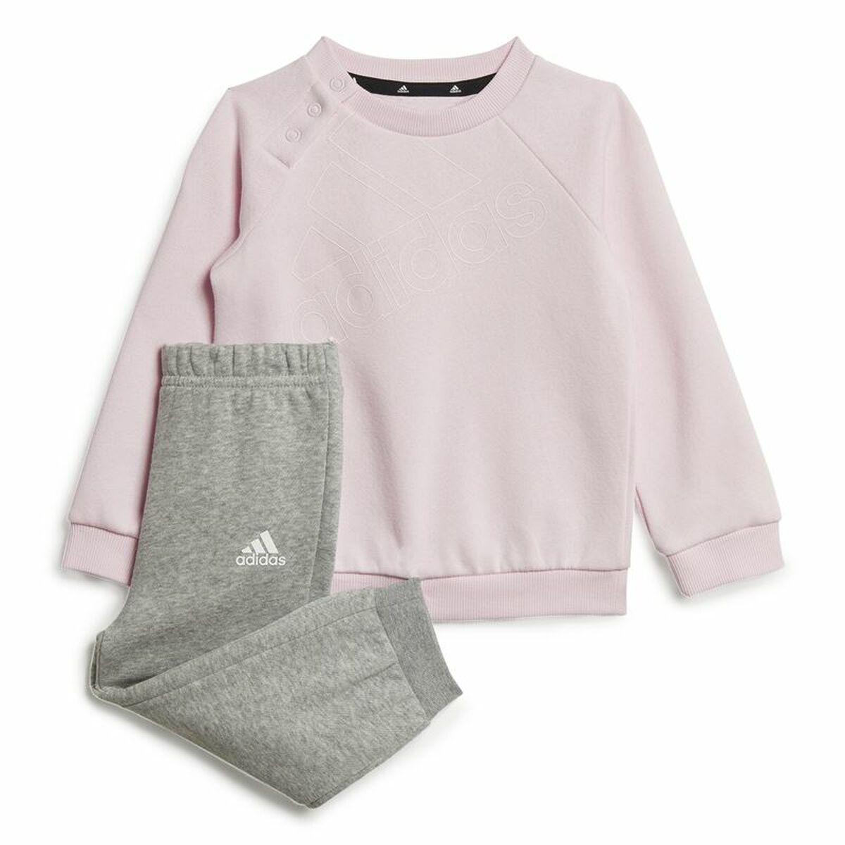 Sportstøj til Børn Adidas Essentials Logo Pink 9-12 månder