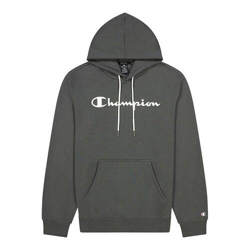Hættetrøje til Mænd Champion Script Logo Print Mørkegrå XL