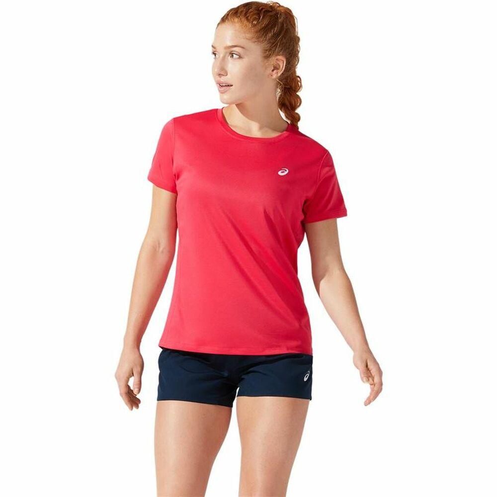 Kortærmet T-shirt til Kvinder Asics Core Højrød M