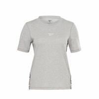 Kortærmet T-shirt til Kvinder Reebok Tape Pack Grå M