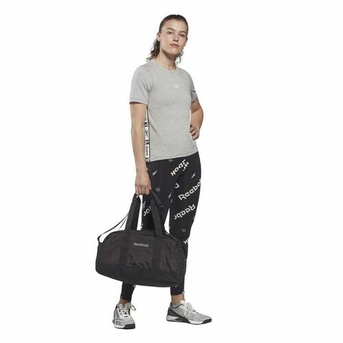 Kortærmet T-shirt til Kvinder Reebok Tape Pack Grå M