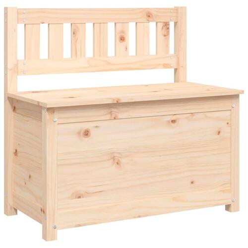 Bænk 80x41x77 cm massivt fyrretræ