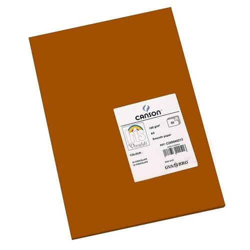 Iris Karton A3 - Chokolade, 185 g, 50 ark