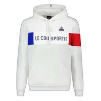 Hættetrøje til Mænd Le coq sportif TRI HOODY NEW OPTICAL 2310015 Hvid M