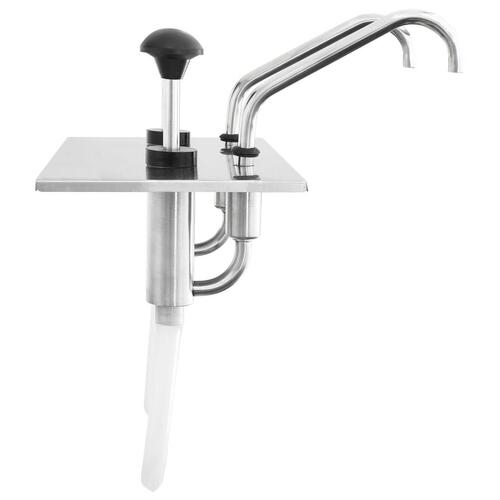 Saucedispenser 2 x 3,5 l rustfrit stål