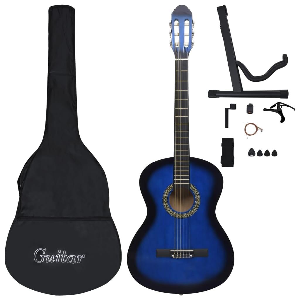 Klassisk guitarsæt 12 dele for begynder 4/4 39"