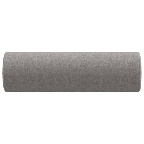 Pyntepuder 2 stk. Ø15x50 cm stof grå