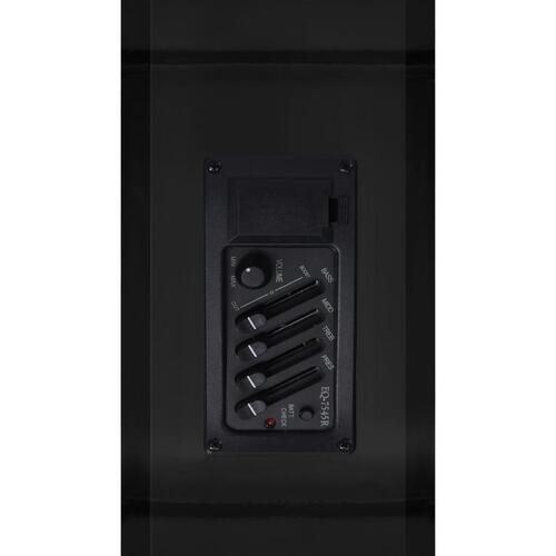 Akustisk western-guitar med equalizer og 6 strenge sort