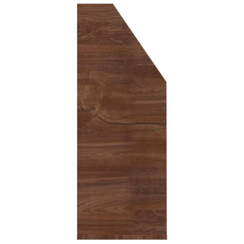 Magasinholder til børn - 71 × 30 × 78,5 cm - konstrueret træ i brun eg
