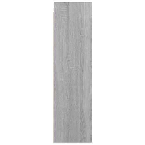 Væghængt tv-skab 30,5x30x110 cm grå sonoma-eg