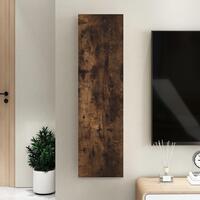 Væghængt tv-skab 30,5x30x110 cm røget egetræsfarve