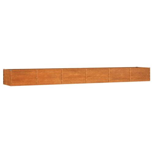Højbed 480x80x45 cm cortenstål rustfarvet